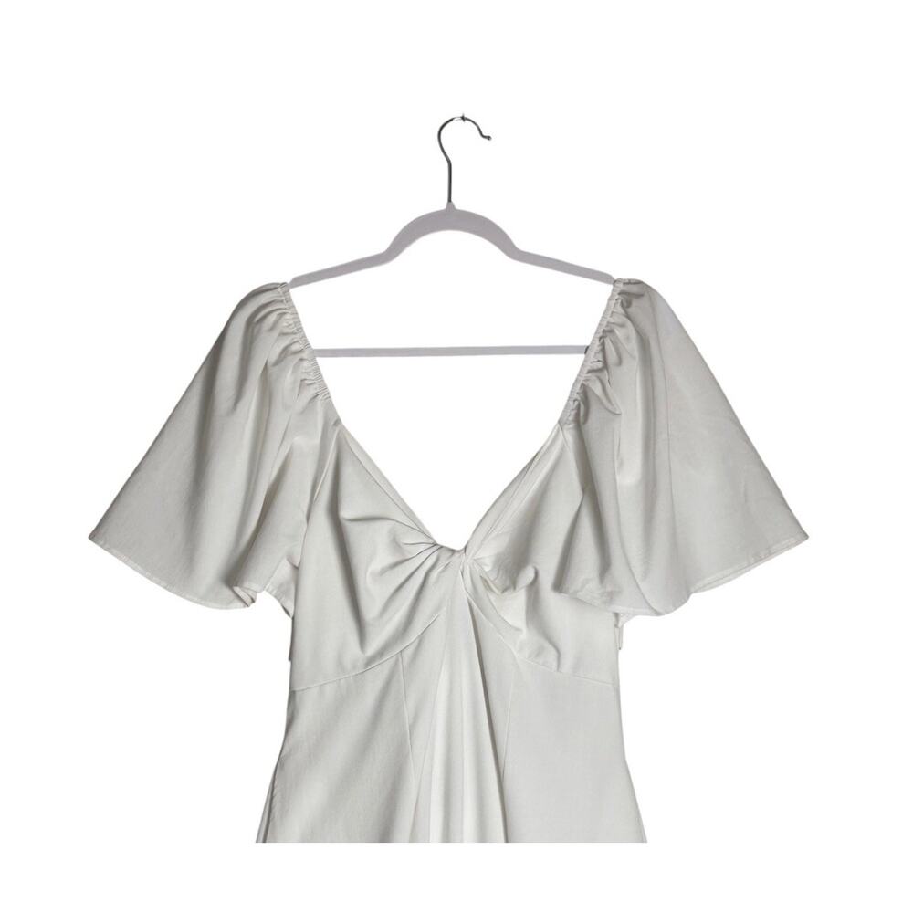 Baltic Born Off White Indie Back Tie Dress Quiet Luxury Bridal Garden Party XL - Picture 4 of 8
